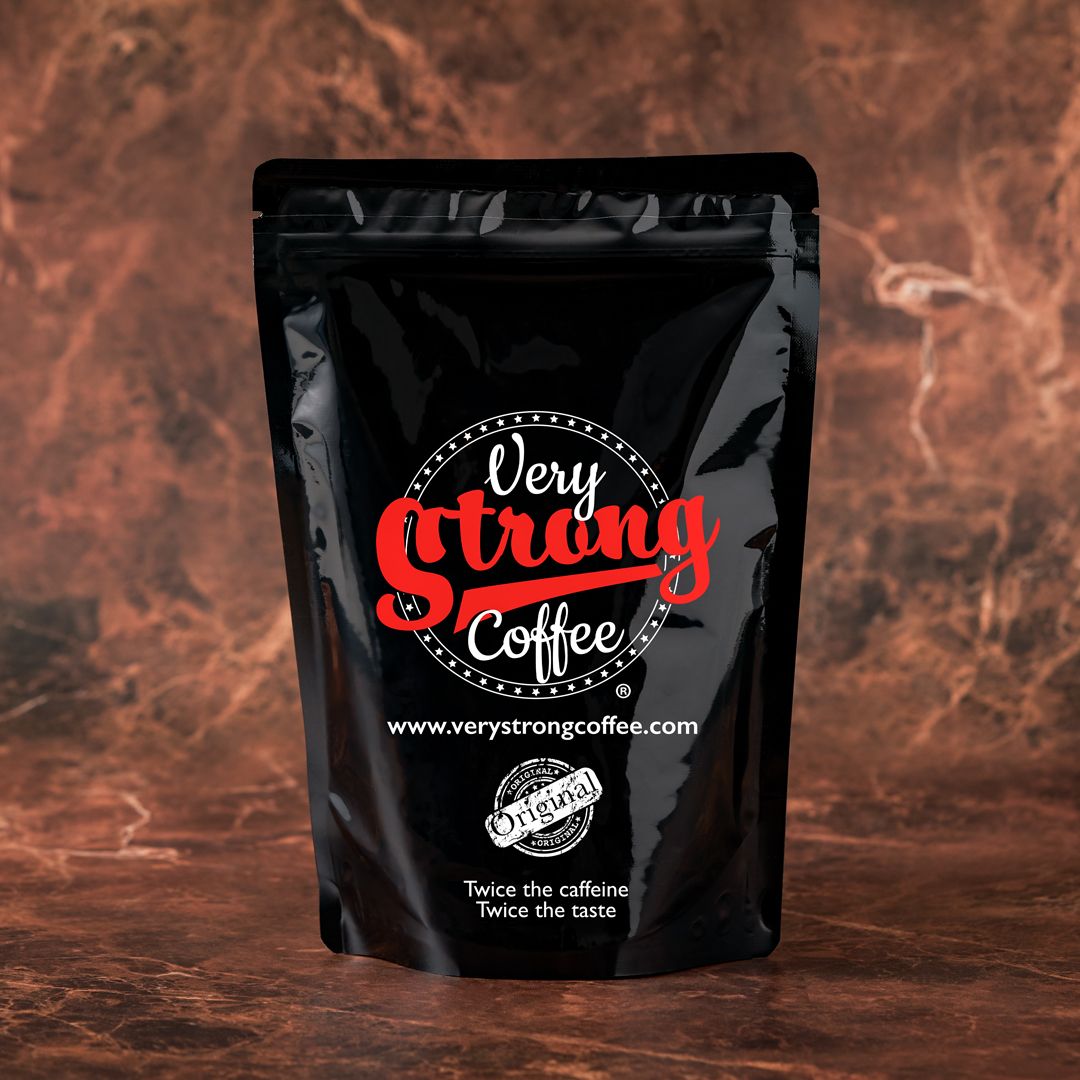 bag of very strong coffee that comes with the irish coffee gift set