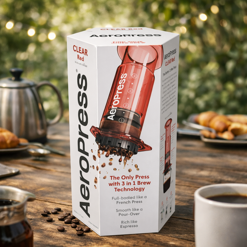 AeroPress RED Coffee Maker - Limited Edition