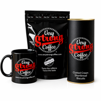 Fathers Day Gift? Get him a Very Strong Coffee Gift Pack with Ground Coffee, Shortbread Biscuits and a VSC Mug