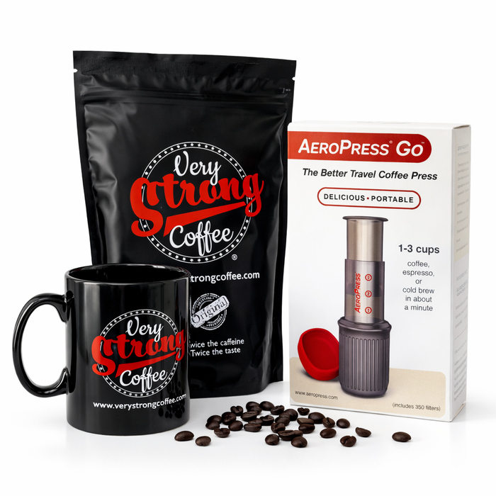 Fathers Day Gift - Very Strong Coffee with VSC Mug and Aeropress Go