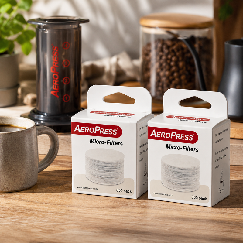 AeroPress Micro-Filters 350 Pack x 2 (700 Filters Total) – Genuine Replacement Coffee Filters for AeroPress Coffee Makers