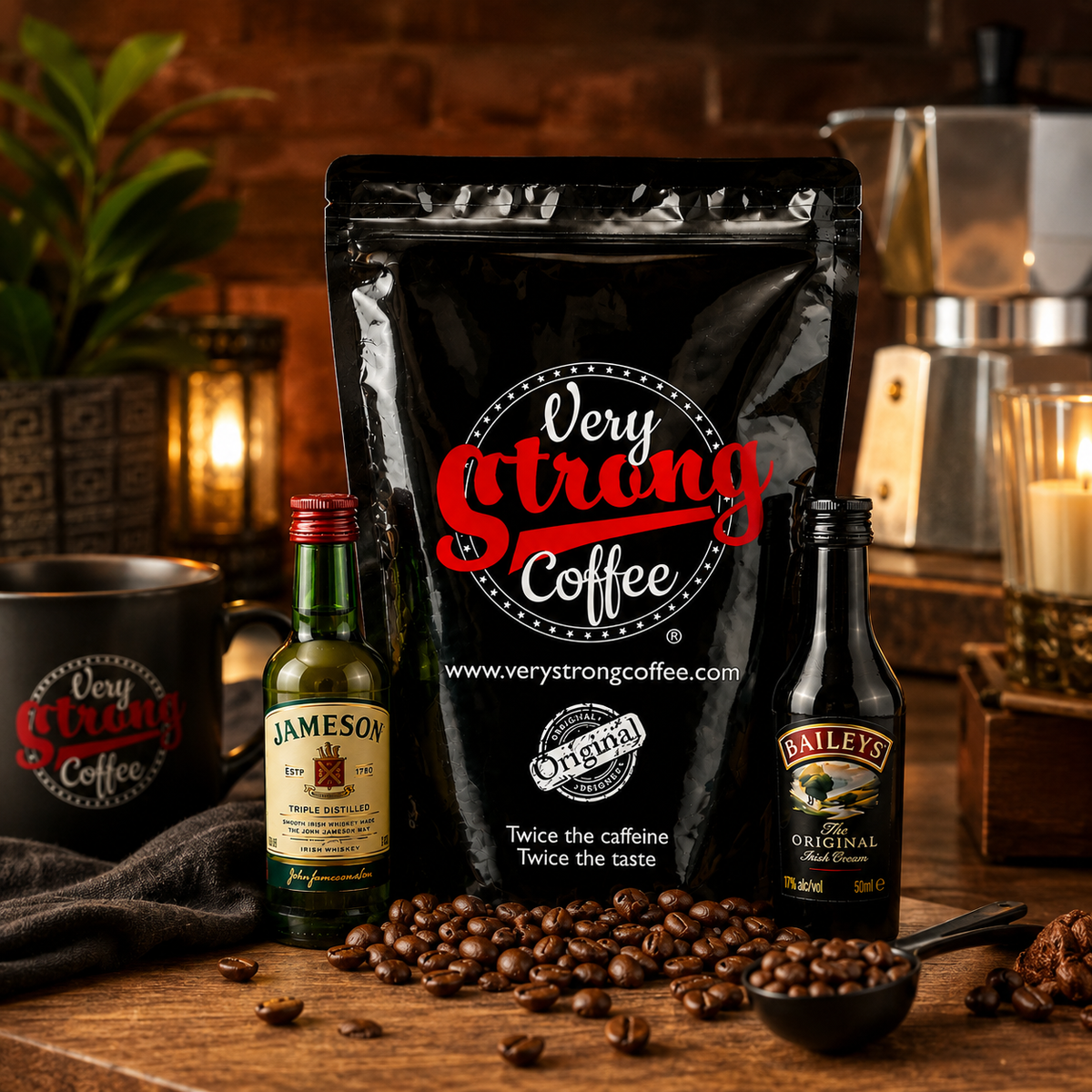 'Irish Coffee' Gift Set | Very Strong Coffee
