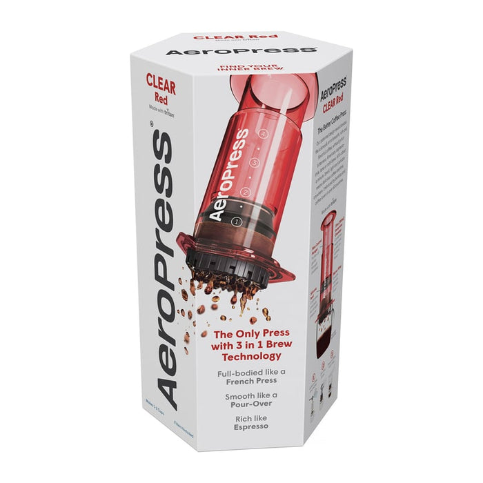 AeroPress RED Coffee Maker - Limited Edition
