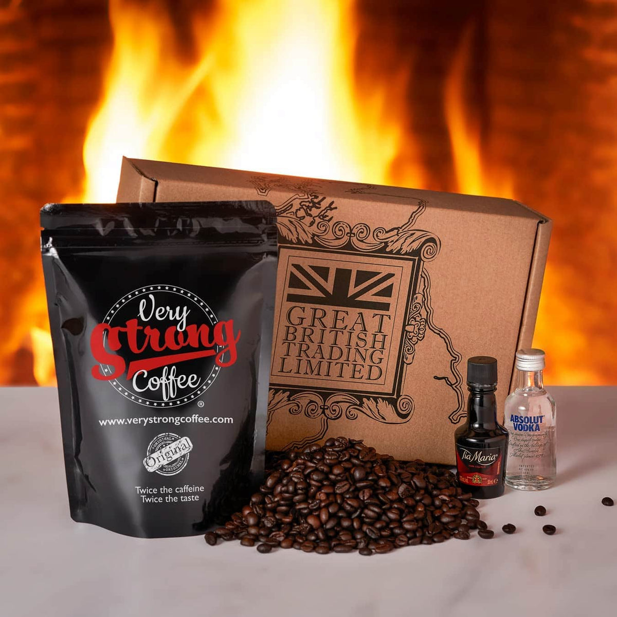 ESPRESSO MARTINI Kit Gift Set | VERY STRONG COFFEE tia maria and absolute vodka