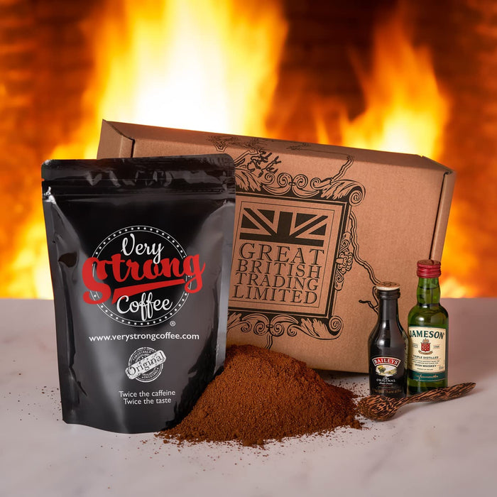 irish coffee gift set including very strong coffee baileys and jamesons